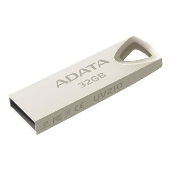 ADATA UV210 USB-minne - 32 GB - USB 2.0 - guld