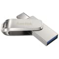 Miniatyrbild 1 av 4: USB-minne - SANDISK - Ultra Dual Drive Luxe - 128 Go - 150 Mo/s - USB-C / micro USB