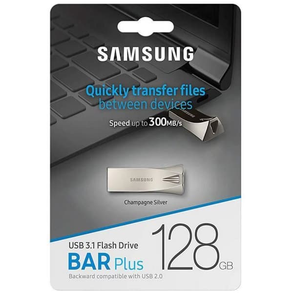Samsung USB-minne 128 GB USB 3.0 MUF-128BE3 Flash-minne Drive Stick 300MB/s