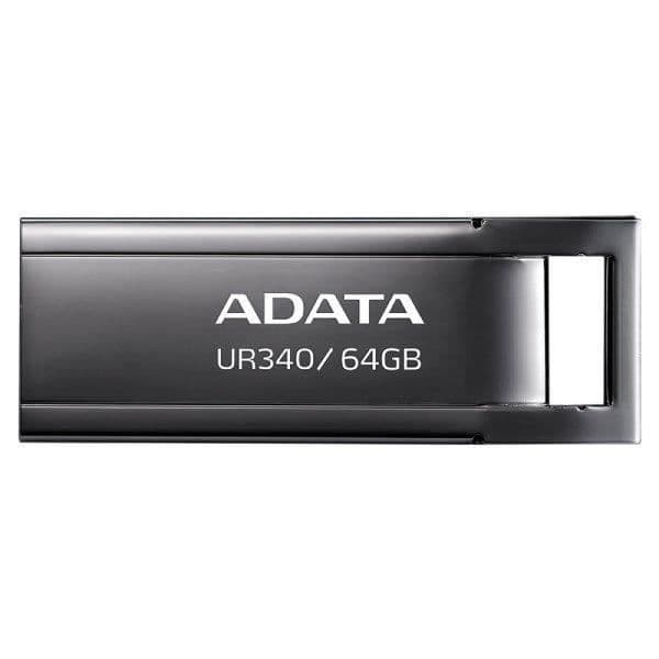 ADATA UR340 USB-minne 64 GB USB Typ-A 3.2 Gen 2 (3.1 Gen 2) Svart - AROY-UR340-64GBK Svart