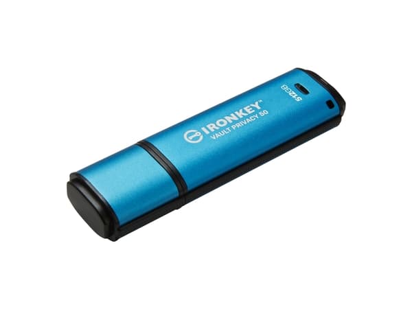 Kingston IronKey Vault Privacy 50 Series - USB-flashstasjon - 512 GB - USB 3.2 Gen 1
