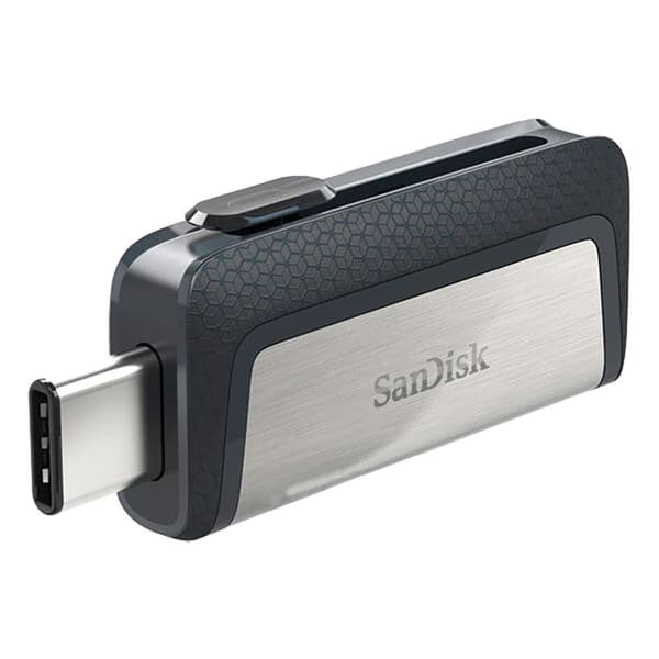 Sandisk Pendrive Dual Usb C 128gb Silver