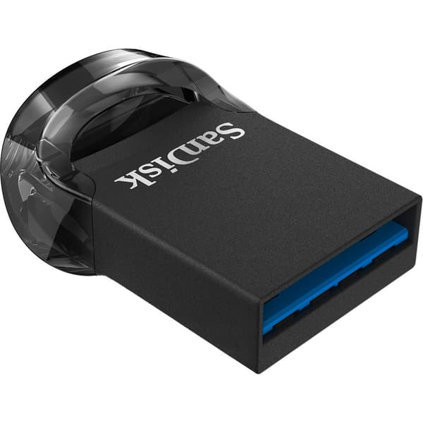 Sandisk Pendrive Cruzer Ultra Fit 128gb Usb 3.1 Sort