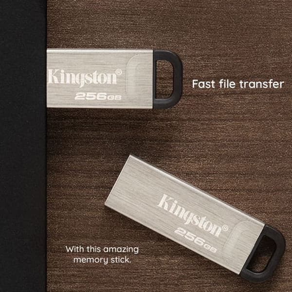 USB-nyckel - KINGSTON - DataTraveler® Kyson - 256GB - USB 3.0 - 200MB/s läsning