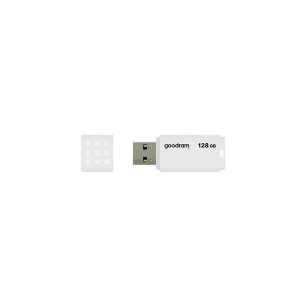 Goodram 128GB UME2 USB 2.0 Key White - 128GB lagringskapacitet - USB 2.0-gränssnitt