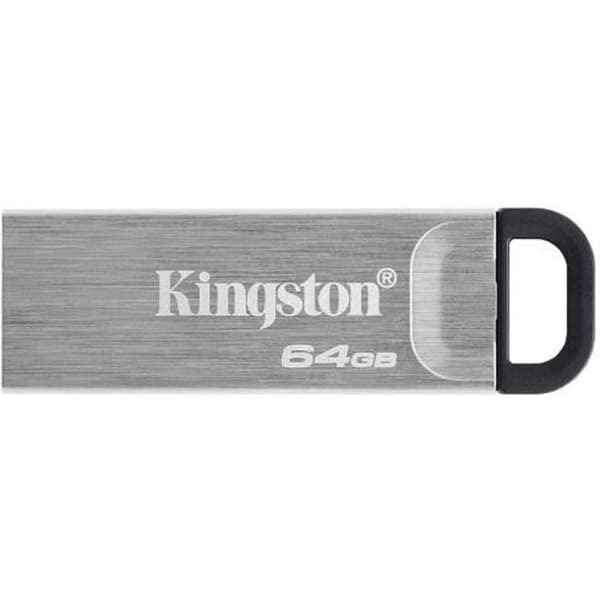 KINGSTON DataTraveler® Kyson USB-minne 64GB - Med elegant metallhölje utan lock Silver