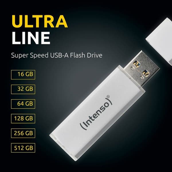 USB-nyckel - INTENSO - Ultra Line 3531492 - 256 GB - Grå - USB 3.0