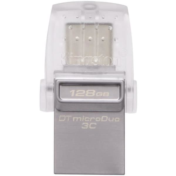 USB-nyckel - KINGSTON - DataTraveler microDuo 3C - 128GB - USB 3.0/3.1 och Type-C