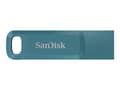 Miniatyrbild 3 av 5: SanDisk Ultra Dual Drive Go - USB flash-enhet - 128 GB - USB 3.2 Gen 1 / USB-C - navagio bay