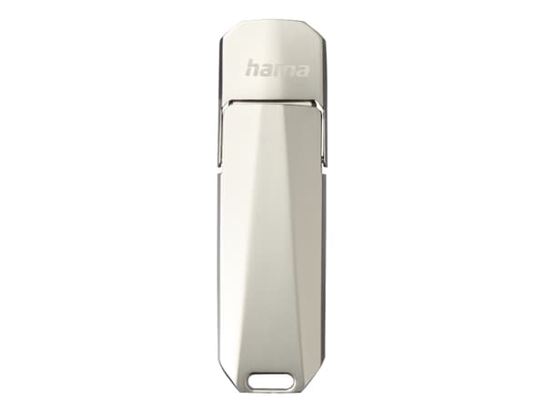 Hama Uni-C Deluxe, 64 GB, USB Type-C, 3.2 Gen 1 (3.1 Gen 1), Svivel, Sølv Sølv