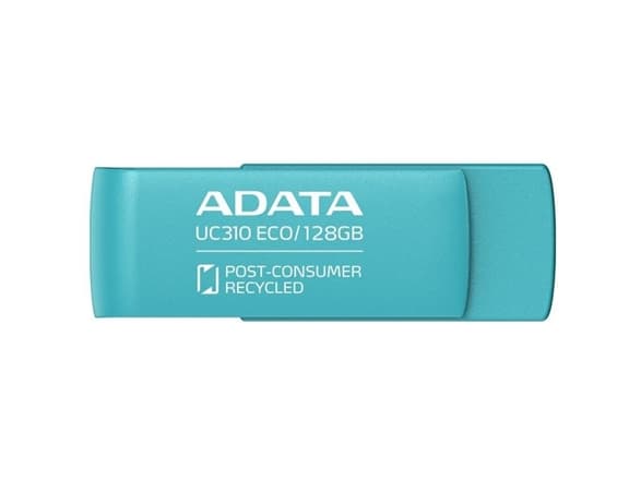 ADATA UC310 ECO, 128 GB, USB A-tyyppi, 3.2 Gen 1 (3.1 Gen 1), Taittuva, 9 g, Vihreä