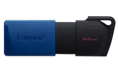64GB DT EXODIA M USB3.2 GEN 1/29 (BLACK + BLUE) 2 PIECES Svart, Blå