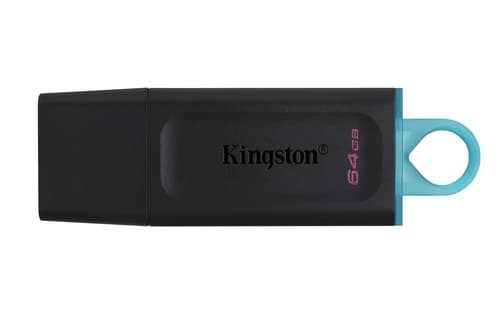 64GB DT EXODIA USB3.2 GEN 1/(BLACK + TEAL) 2 PIECES Svart, Turkos