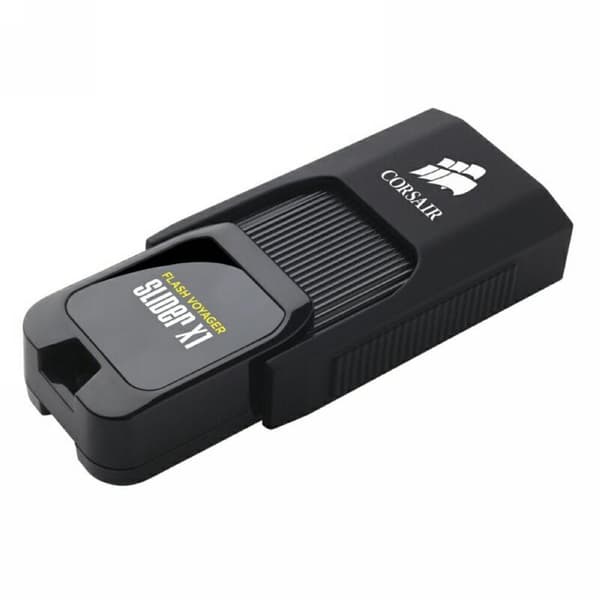 MEMORIE USB 3.0 CORSAIR 256 GB, retractabila, carcasa plastic, negru, "CMFSL3X1-256GB" (timbru verde 0.03 lei) Svart