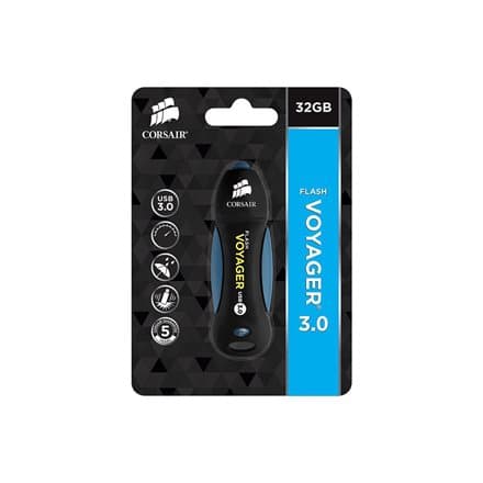 CORSAIR USB-Stick Voyager - USB 3.2 Gen 1 (3.1 Gen 1) - 32 GB - Blue
