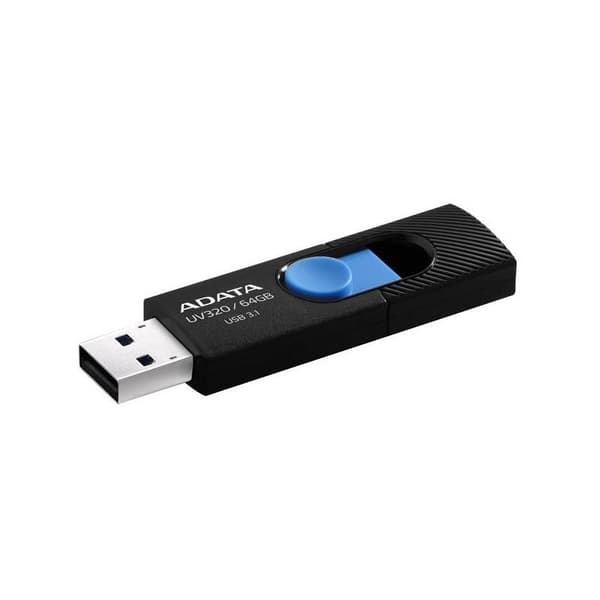 64GB USB UV320 ADATA BLACK musta, Sininen