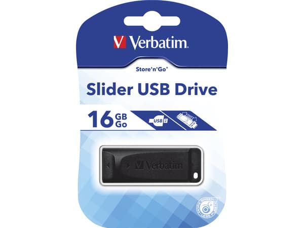 Pendrive Slider 16GB czarny Svart