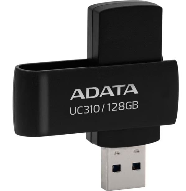 ADATA | USB Flash Drive | UC310 | 128 GB | USB 3.2 Gen1 | Black Sort