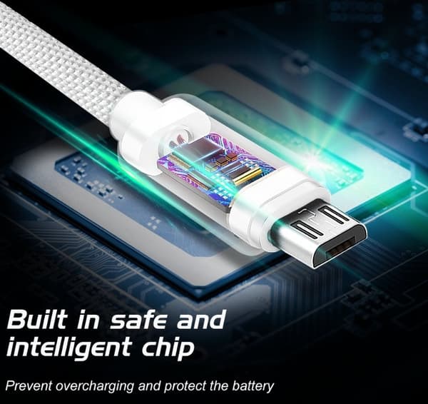 Swissten Datový Kabel Textile Usb / Micro Usb 1,2 M Stříbrný