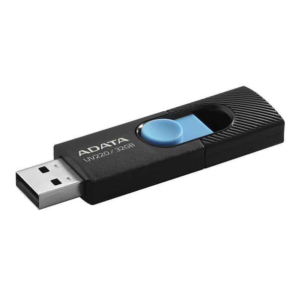 32G UV220 ADATA BKBL Sort, Blå
