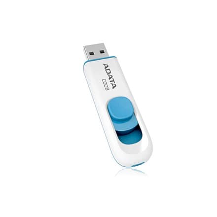 ADATA 64GB C008 USB flash drive USB Type-A 2.0 Blue, White Blå, Hvit