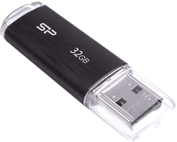 Silicon Power | Ultima U02 | 32 GB | USB 2.0 | Black Sort