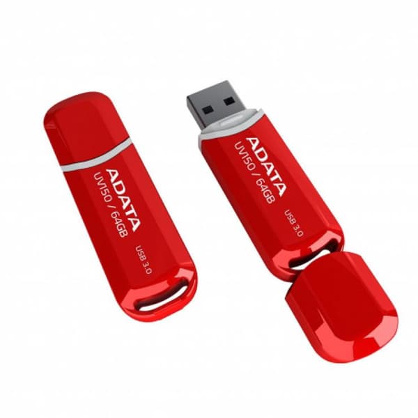 ADATA 64GB DashDrive UV150 USB flash drive USB Type-A 3.2 Gen 1 (3.1 Gen 1) Red