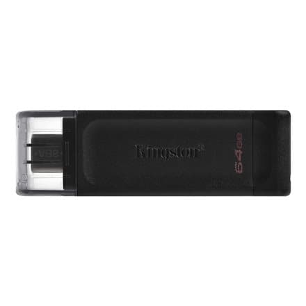 Kingston Technology DataTraveler 64GB USB-C 3.2 Gen 1 70 Sort