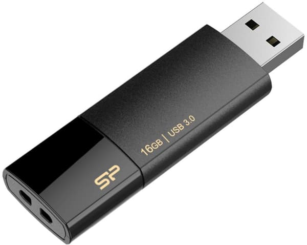 Silicon Power | Blaze B05 | 16 GB | USB 3.0 | Black Sort