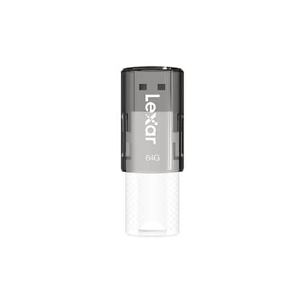 Lexar | Flash drive | JumpDrive S60 | 64 GB | USB 2.0 | Black/Teal musta
