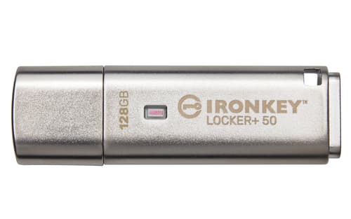 128GB USB 3.2 IRONKEY LOCKER+50/AES USB W/256BIT ENCRYPTION Hopea