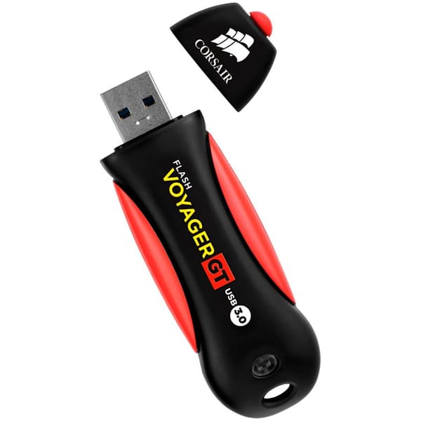 Corsair Flash Voyager GT, 512GB, shock resistant, USB 3.0 "CMFVYGT3C-512GB" (timbru verde 0.03 lei)