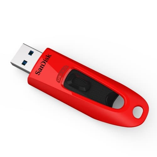 MEMORY DRIVE FLASH USB3 64GB/SDCZ48-064G-U46R SANDISK Röd
