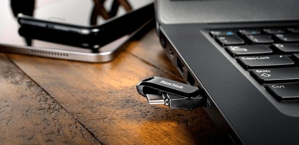 SanDisk Ultra Dual Drive Go USB-minne 256 GB USB Type-A / USB Type-C 3.2 Gen 1 (3.1 Gen 1) Bl