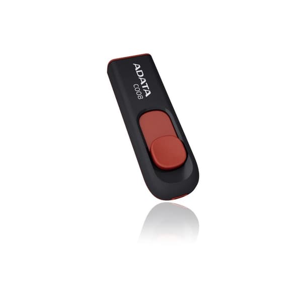 ADATA 32GB C008 USB-muistitikku USB Type-A 2.0 musta, punainen musta, Punainen