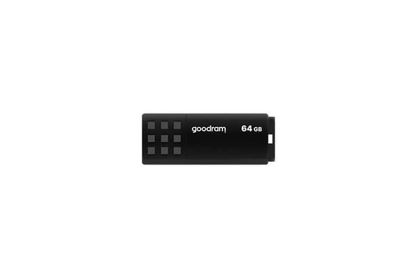 Goodram UME3 USB-minne 64 GB USB Type-A 3.0 (3.1 Gen 1) Svart Svart