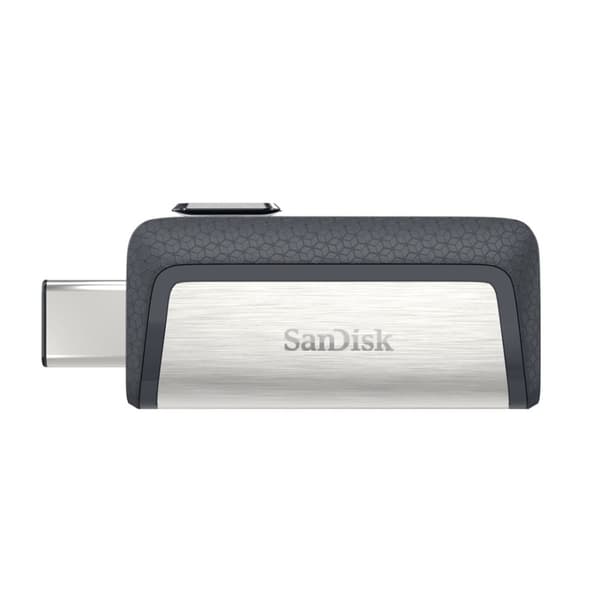 SanDisk Ultra Dual Drive 256 GB USB-minne USB Type-A / USB Type-C 3.2 Gen 1 (3.1 Gen 1) Grå,