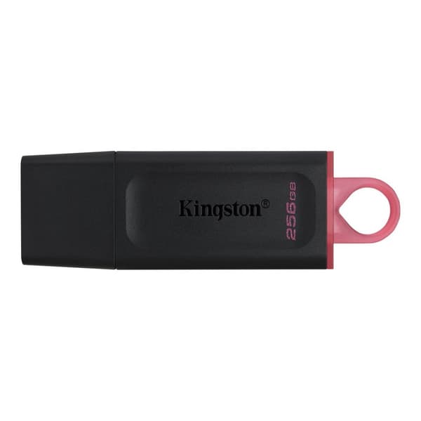 Kingston Technology DataTraveler Exodia USB-muistitikku 256 Gt USB Type-A 3.2 Gen 1 (3.1 Gen 1) Bla musta, Vaaleanpunainen