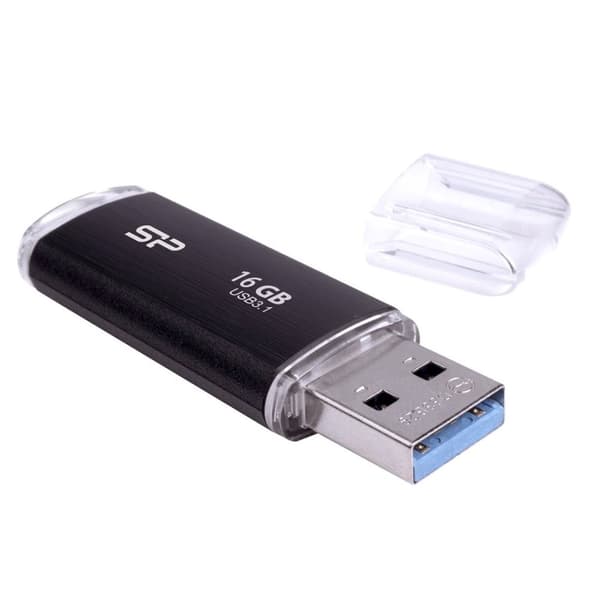 SILICON POWER Blaze B02 Pendrive USB-minne 16 GB USB Typ-A 3.2 Gen 1 (SP016GBUF3B02V1K) Svart