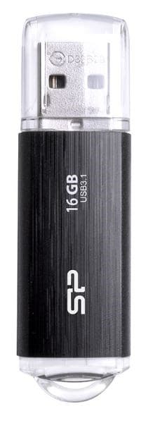 SILICON POWER Blaze B02 Pendrive USB-flashdrev 16 GB USB Type-A 3.2 Gen 1 (SP016GBUF3B02V1K) Sort Sort
