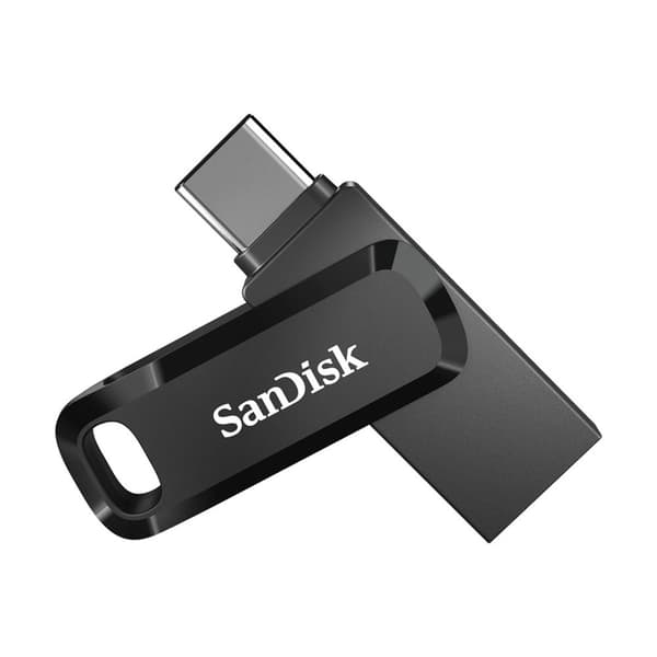 SanDisk Ultra Dual Drive USB-flashdrev 128 GB USB Type-A / USB Type-C 3.2 Gen 1 (3.1 Gen 1) Sort Sort, Sølv