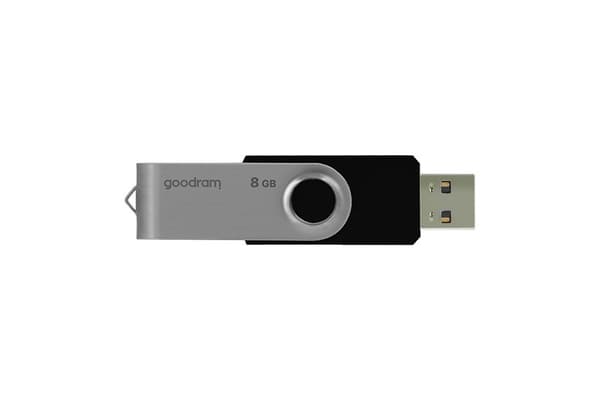Goodram UTS2 USB-minne 8 GB USB Type-A 2.0 Svart,Silver