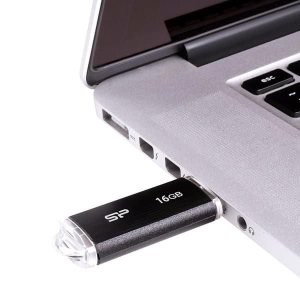 Silicon Power Ultima U02 USB-muistitikku 16 Gt USB Type-A 2.0 Black