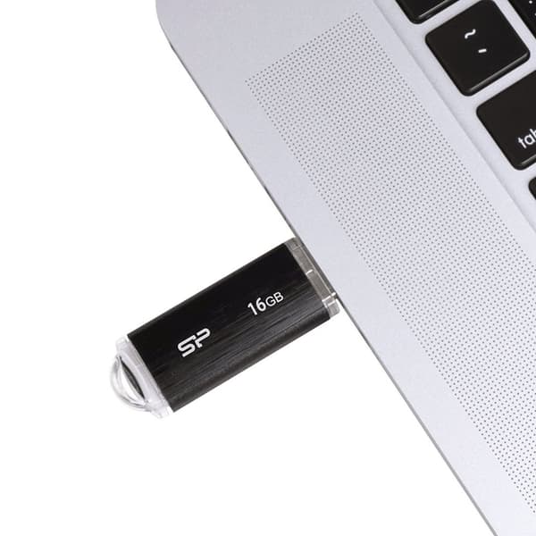 Silicon Power Ultima U02 USB-muistitikku 16 Gt USB Type-A 2.0 Black