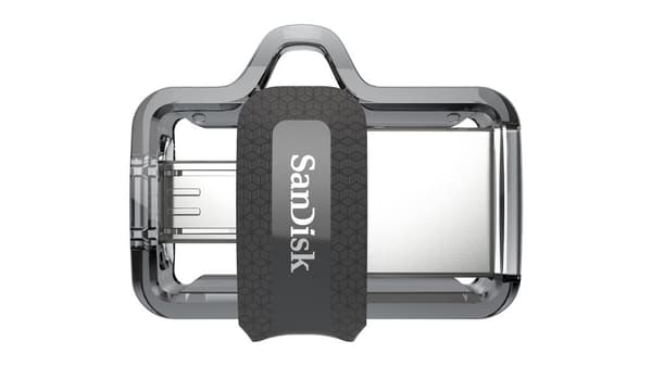 SanDisk Ultra Dual m3.0 USB-muistitikku 128 Gt USB Type-A / Micro-USB 3.2 Gen 1 (3.1 Gen 1) Musta,