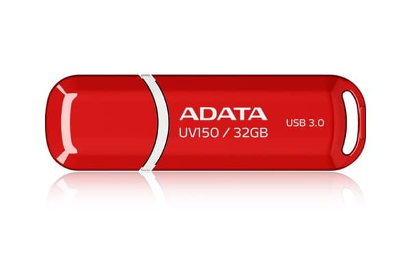 ADATA 32GB DashDrive UV150 USB-flashdrev USB Type-A 3.2 Gen 1 (3.1 Gen 1) Rød Rød