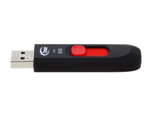 USB stick Team Group Elite C141, 8GB Svart, Röd