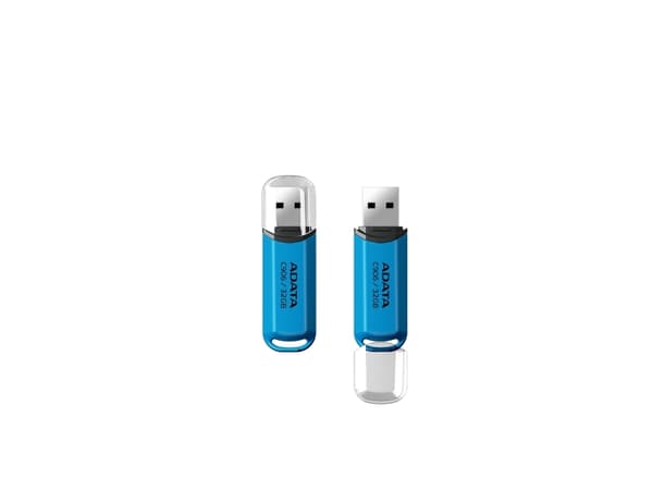 ADATA Classic Series C906 - USB-flashstasjon - 32 GB - USB 2.0 - blå