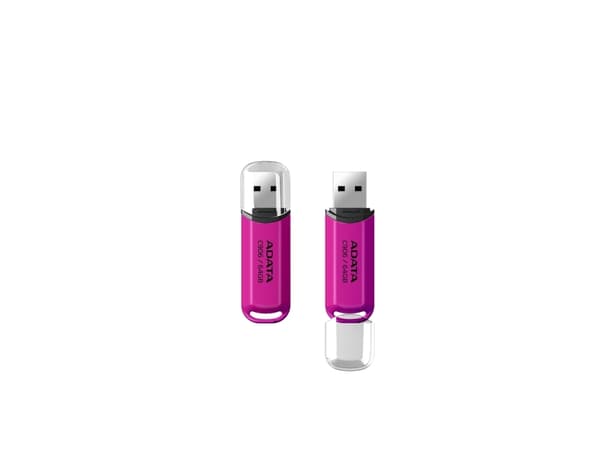 ADATA Classic Series C906 - USB flash-enhet - 64 GB - USB 2.0 - rosa