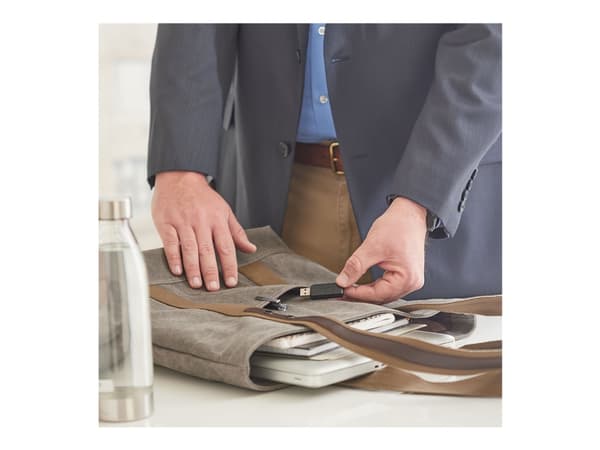 Verbatim PinStripe USB Drive - USB-flashstasjon - 128 GB - USB 2.0 - svart
